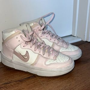 Pink/White Nike Dunks
